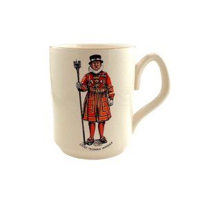 SADLER Tee Coffee Mug, 8.5 oz, Tower of London, Chief Yeoman Warder, Porcelain